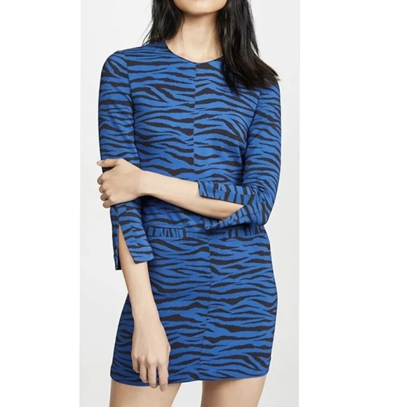 A.L.C. Noelle Tiger Print Dress - Picture 1 of 8